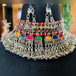 Afghan jewelry set.